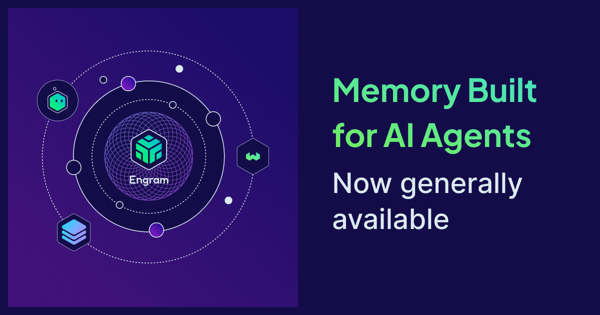 Hero image announcing Engram is now generally available