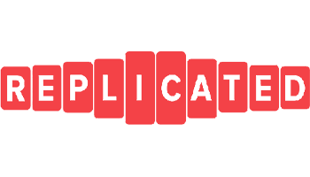 Replicated logo